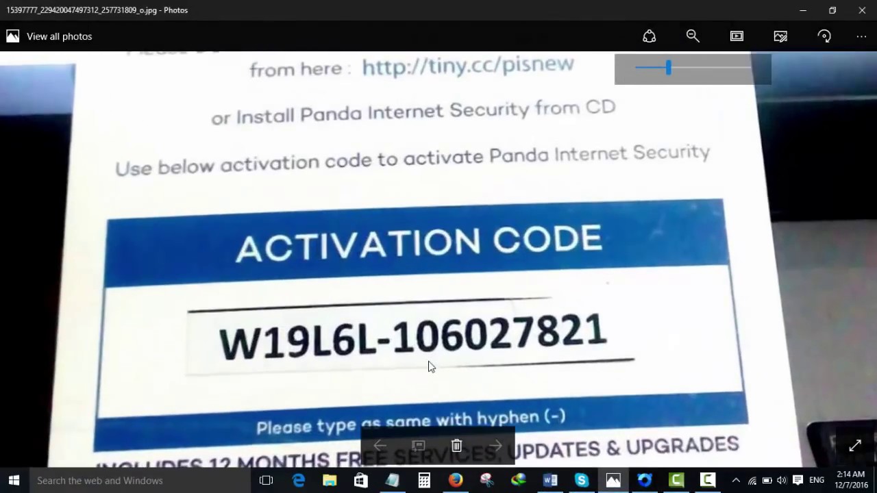 panda antivirus key